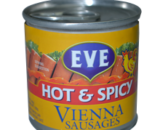 Eve Chicken Vienna Sausage Hot & Spicy 5oz
