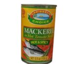 Caribbean Choice Mackerel Hot & Spicy 155g