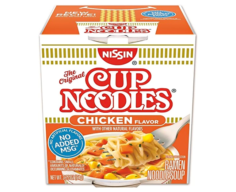 Nissin Cup Noodles Chicken Flavor Ramen Noodle Soup