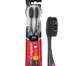 Colgate Charcoal charbon toothbrush soft 2pk
